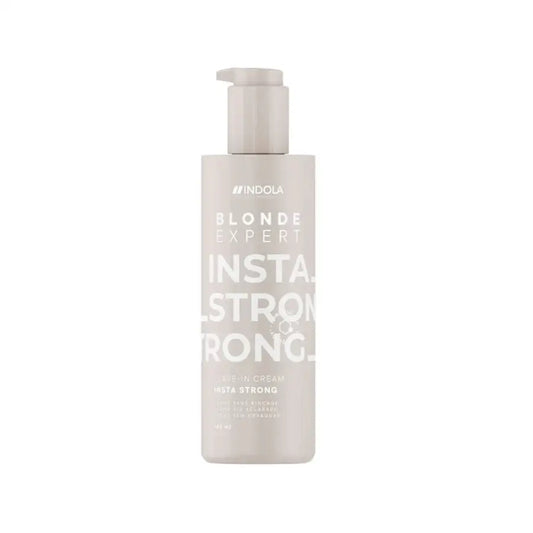 Indola Blonde Expert InstaStrong Leave-In Cream 145ml – Cremă fără clătire cu tehnologie Bond protecție termică și