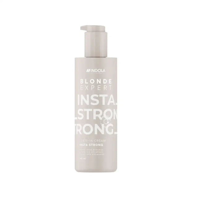 Indola Blonde Expert InstaStrong Leave-In Cream 145ml – Cremă fără clătire cu tehnologie Bond protecție termică și