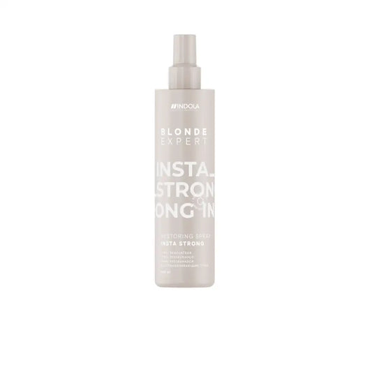 Indola Blonde Expert InstaStrong Spray 300ml – Spray Leave-in cu Tehnologie Bond pentru Păr Blond și Deteriorat