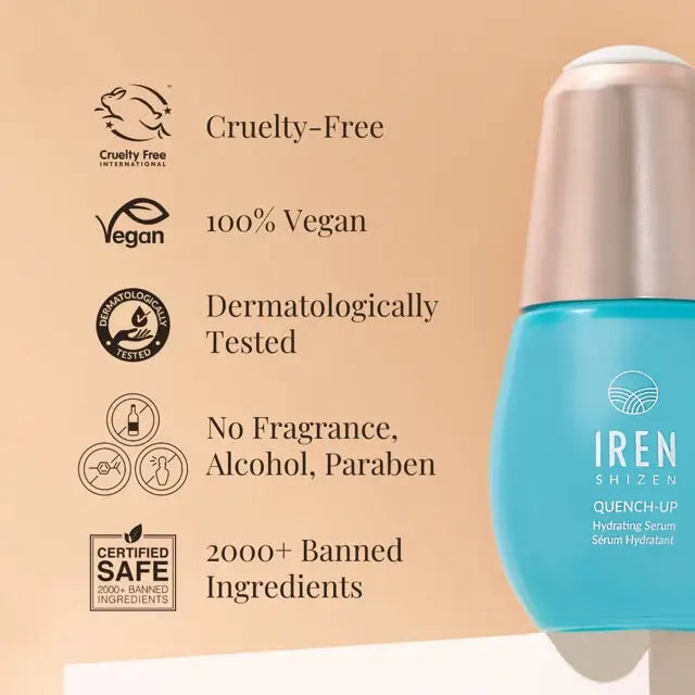 IREN Shizen Dew Up Discovery Kit – Japán Luxus Mini Szérumkészlet Száraz Érzékeny és Vízhiányos Bőrre - Kozmetika