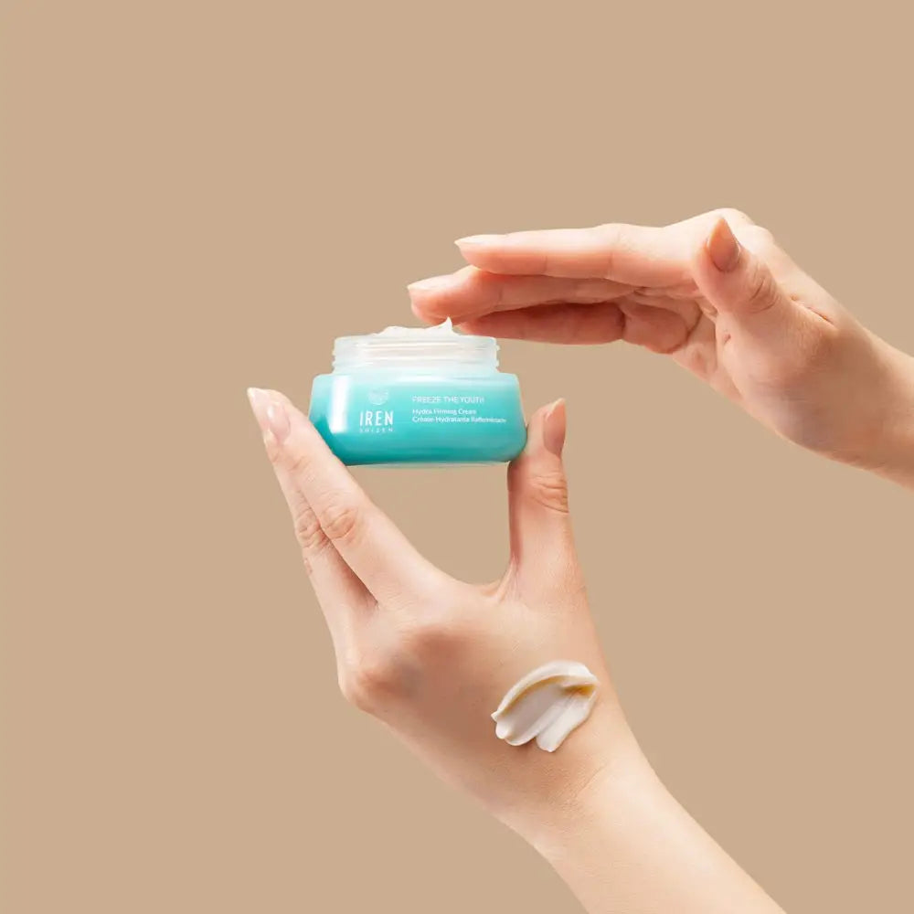 IREN Shizen Freeze the Youth – Prémium Japán Anti-Aging Arckrém Hófülgombával és BIYUSEN™ Termálvízzel az Intenzív