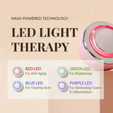 IREN Shizen LEDSKIN GENIE PRO – Luxus 4 az 1-ben arctisztító kefe LED terápiával EMS masszázzsal és japán