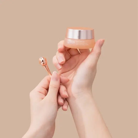 IREN Shizen TIMELESS ELIXIR 15ml – Japán Szem- és Ajakkontúr Krém Bakuchiollal és Platinabevonatú Masszázsrollerrel