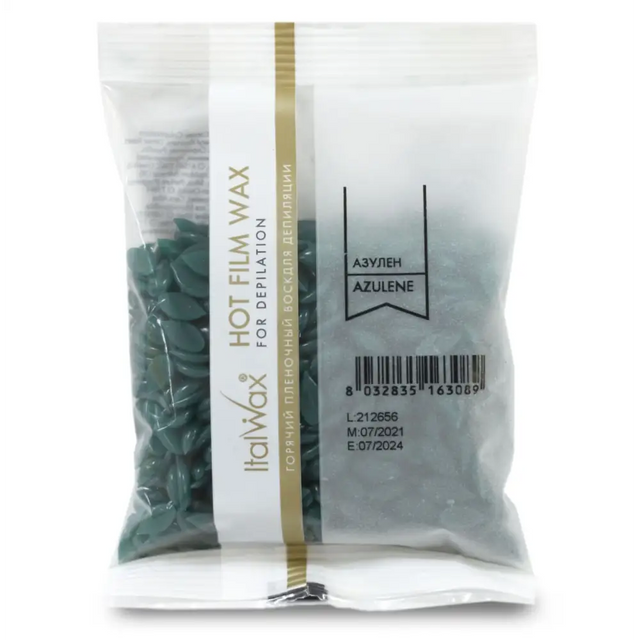 ItalWax Ceara Elastica Perle Azulena Verde 100gr