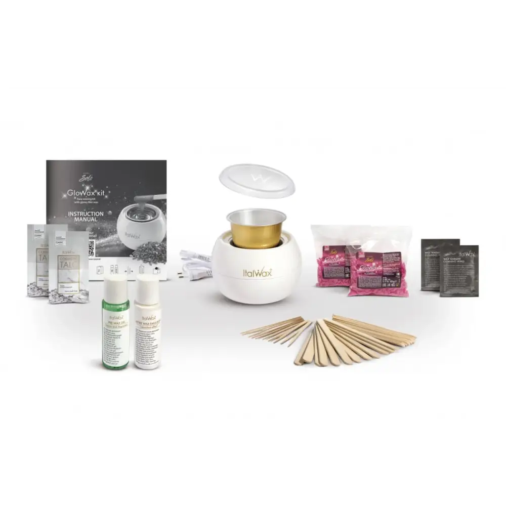 ItalWax Glowax Kit Complet Pentru Epilarea Zonei Fetei