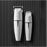 JRL Fresh Fade White Ghost Combo – SET de Mașină de Tuns 2020C și Trimmer 2020T Onyx cu Tehnologie Cool Blade