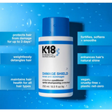K18 Damage Shield Conditioner 250ml – Védő hajbalzsam UV és károsodás elleni védelemmel K18PEPTIDE™ tel az erősebb