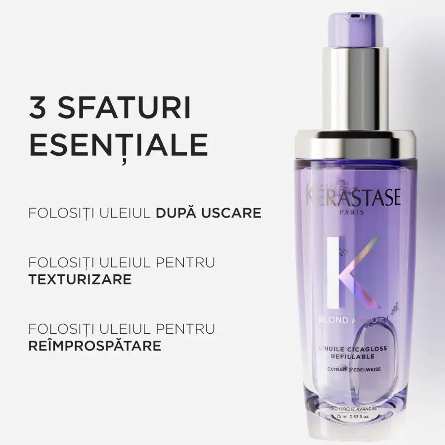 Kérastase Blond Absolu L'Huile Cicagloss Utántölthető hajolaj 75 ml