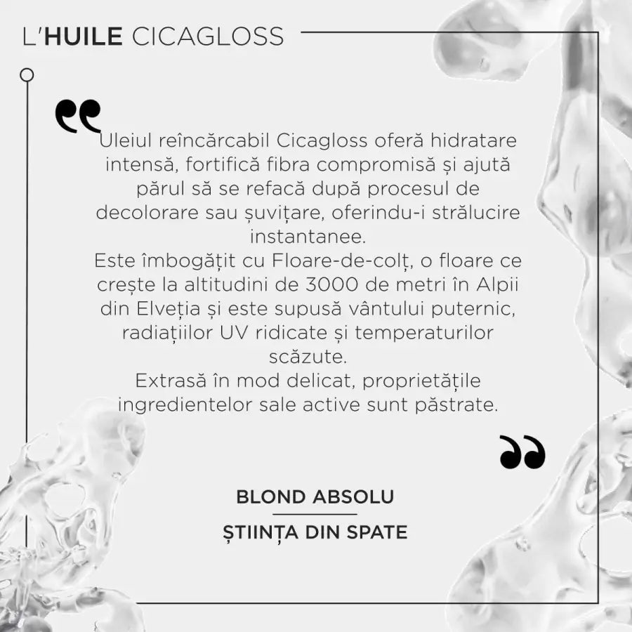 Kérastase Blond Absolu L'Huile Cicagloss Utántölthető hajolaj 75 ml