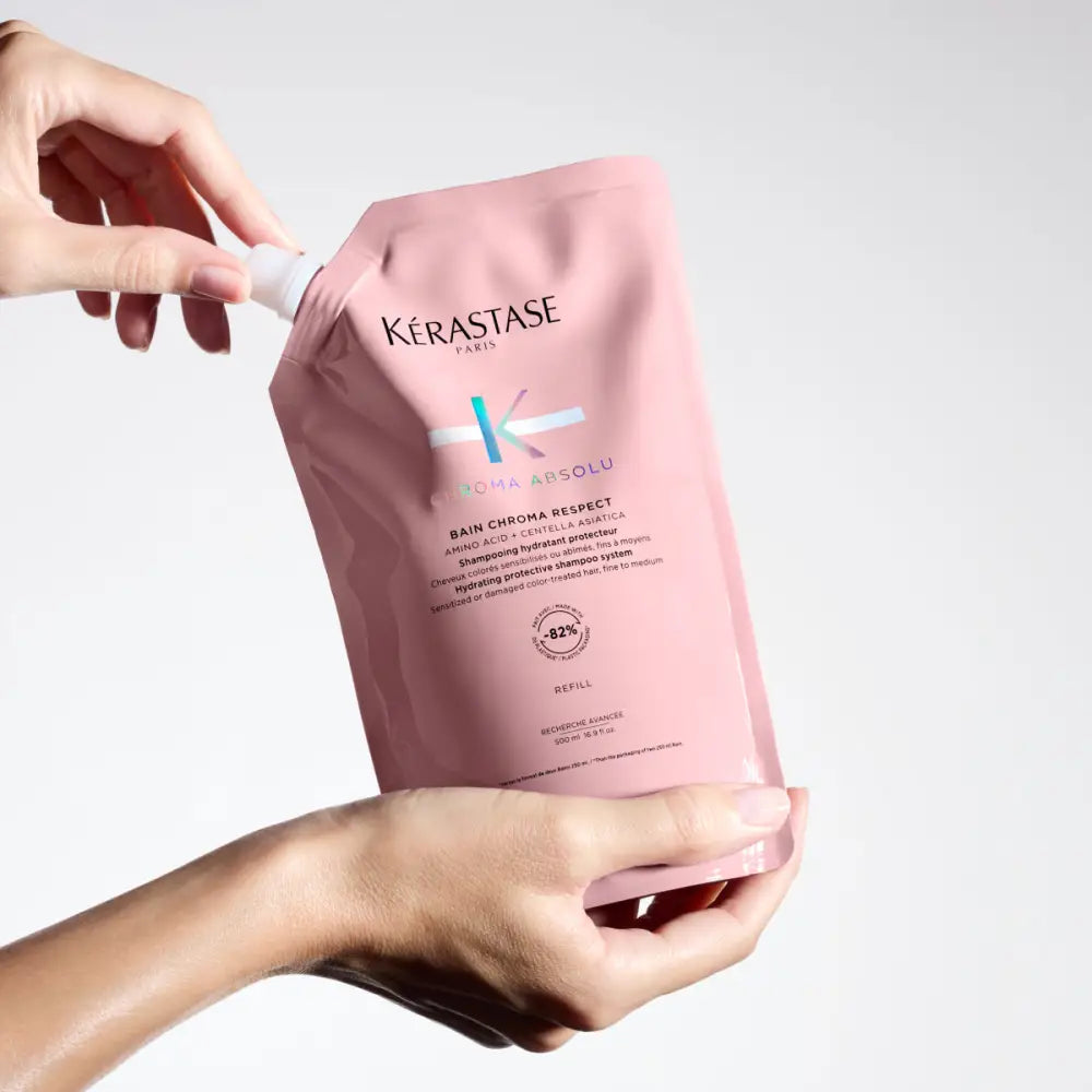 Kérastase Chroma Absolu Bain Chroma Respect – Hidratáló Sampon Festett Hajra - Haj