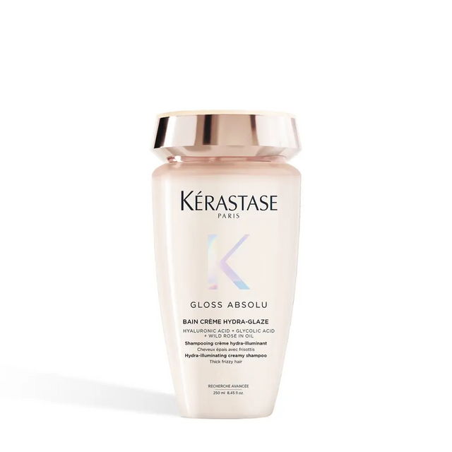 Kérastase Gloss Absolu Bain Crème Hydra‑Glaze – Hidratáló Fényfokozó Sampon Vastag Elektromosodó Hajra Szulfátmentes