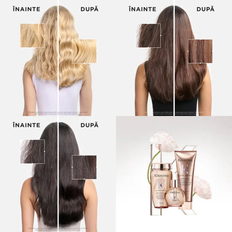 Kérastase Gloss Absolu Glaze Drops – Ulei pentru Strălucire Sublimă și Anti-Electrizare 45ml - Păr