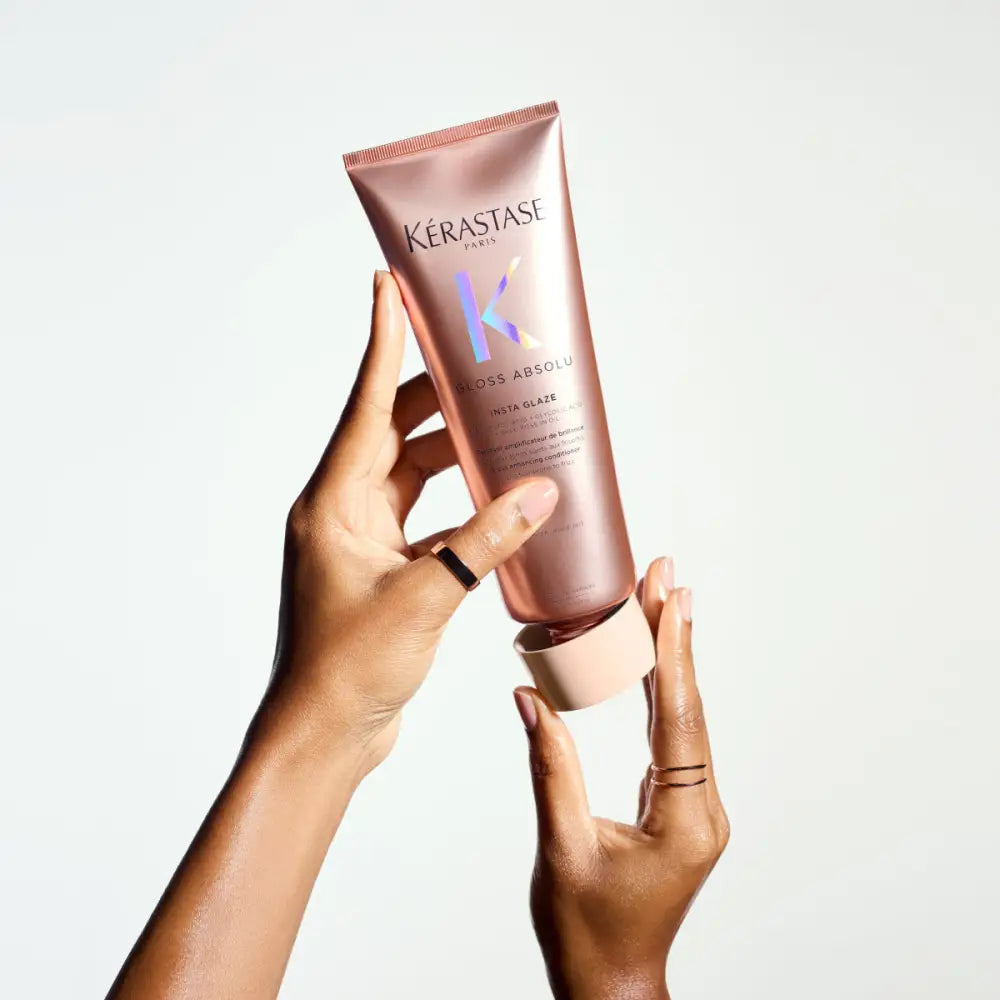 Kérastase Gloss Absolu Insta Glaze – Fényfokozó és Szöszösödés Elleni Balzsam Hosszú Hajra 250ml - Haj