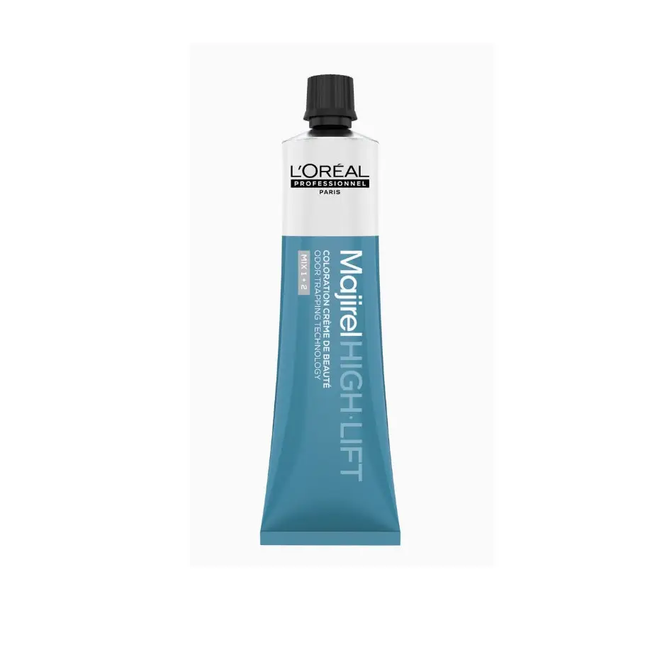 L’Oréal Professionnel Majirel High Lift Ash + 60ml – Tartós hajfesték hűvös szőke árnyalatokhoz szagmentes