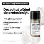 L'Oréal Professionnel Absolut Repair Molecular Öblítés nélküli hajpakolás