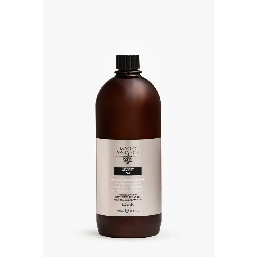 Mască Hidratantă cu Textură Mătăsoasă Formulată pentru Strălucirea și Repararea Părului Uscat Nook Magic ArganOil
