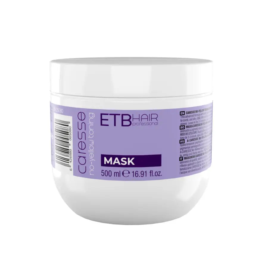 ETB Hair Caresse No-Yellow Semlegesítő hajpakolás 500 ml