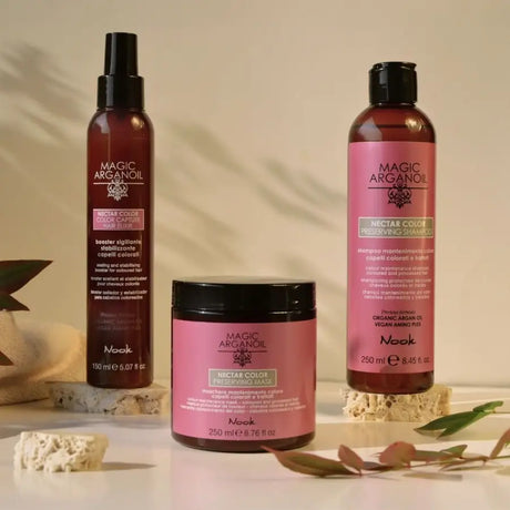 Mască Profesională pentru Părul Vopsit – Protecție Reparare și Strălucire Intensă | Nook Magic ArganOil Nectar Color