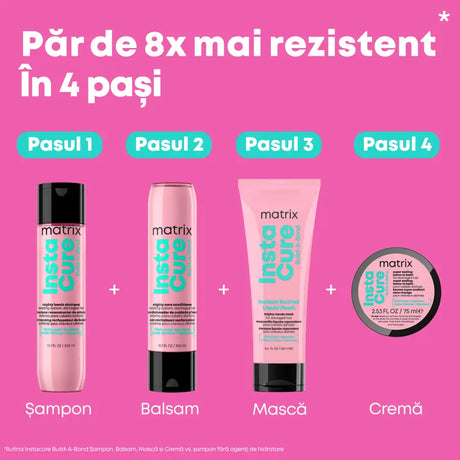 Matrix Instacure Build-A-Bond Mighty Bonds – Șampon Reparator pentru Păr Deteriorat 300ml - Păr