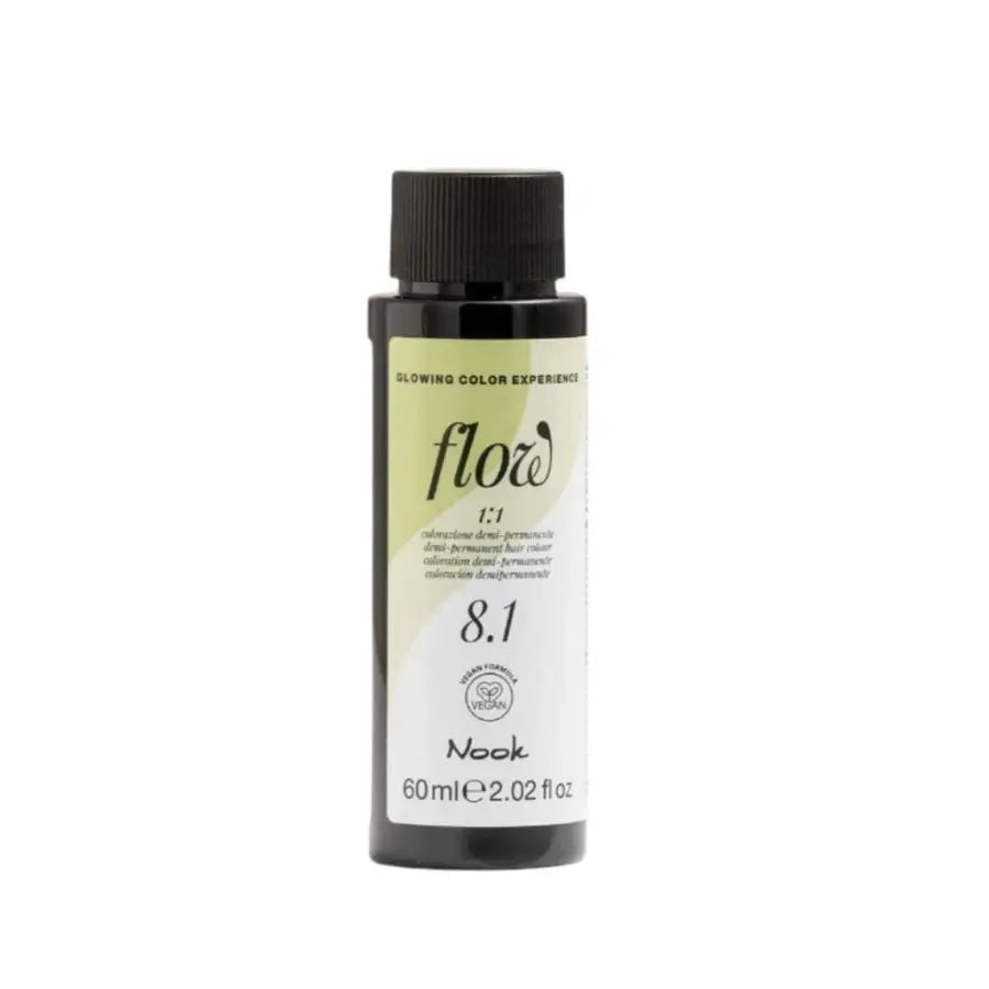 Nook Flow Vopsea-Ulei de Păr Colorant Demi-Permanent Vegan fără Amoniac 60ml - Strălucire Intensă Fără Compromisuri
