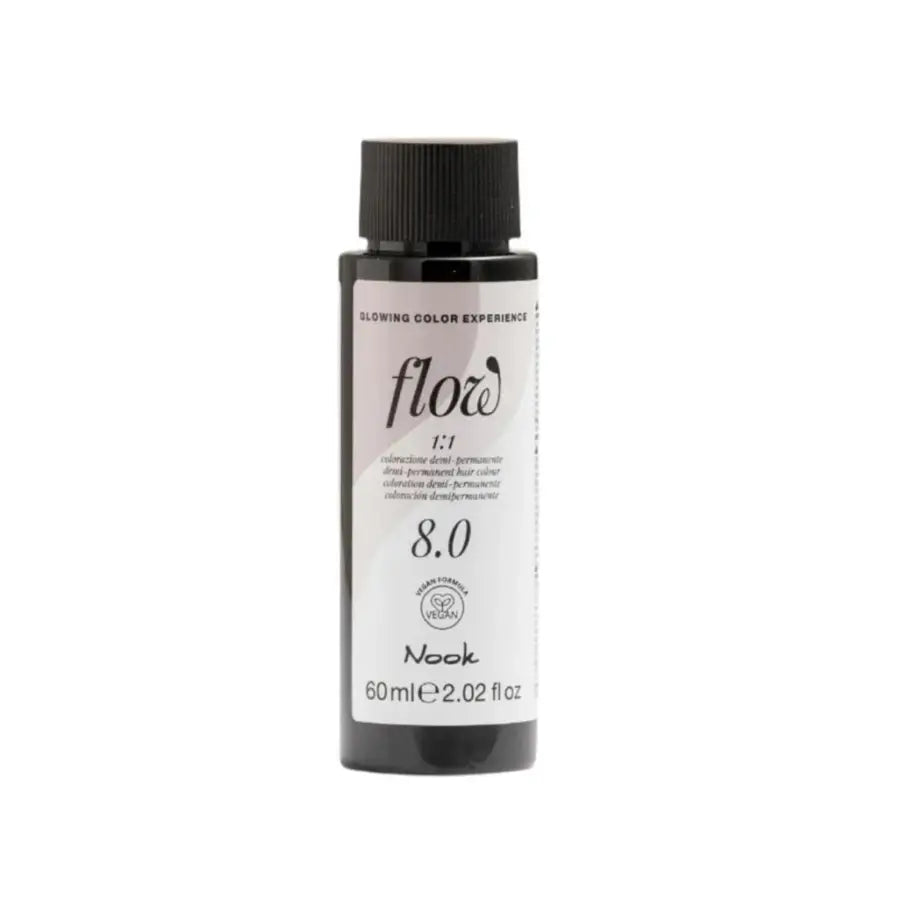 Nook Flow Vopsea-Ulei de Păr Colorant Demi-Permanent Vegan fără Amoniac 60ml - Strălucire Intensă Fără Compromisuri