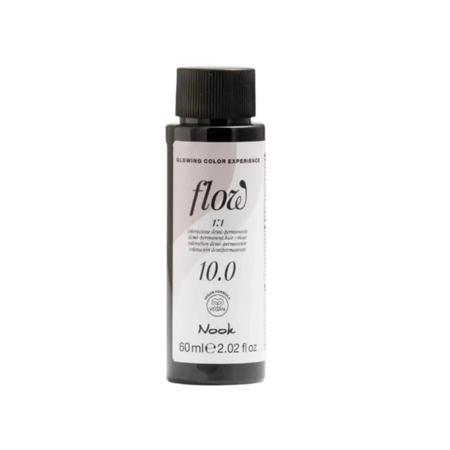 Nook Flow Vopsea-Ulei de Păr Colorant Demi-Permanent Vegan fără Amoniac 60ml - Strălucire Intensă Fără Compromisuri