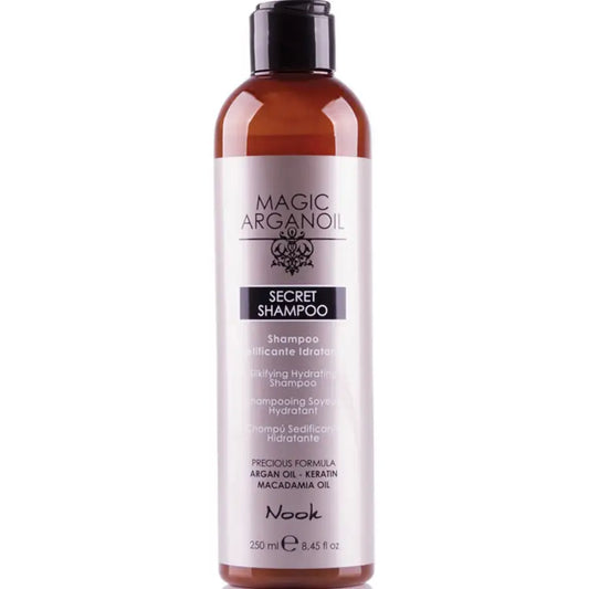 Nook Magic Arganoil Secret – Șampon Hidratant Fără Parabeni și Sulfați pentru Toate Tipurile de Păr - 250 ml - Păr