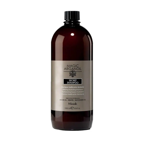 Nook Magic Arganoil Secret – Șampon Hidratant Fără Parabeni și Sulfați pentru Toate Tipurile de Păr - 1000 ml - Păr