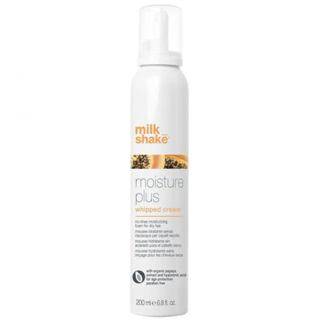 Öblítés Nélküli Hidratáló Habbalzsam Hialuronsavval és Papaya Kivonattal Milk Shake Moisture & More Leave-in 200ml - Păr