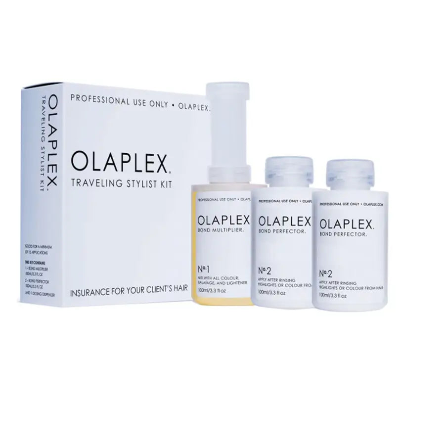 Olaplex Traveling Stylist Kit Nº.1 és Nº.2 Hajkezelő szett 3 x 100 ml