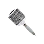 Olivia Garden Expert Blowout Shine White & Grey Körkefe 80 mm