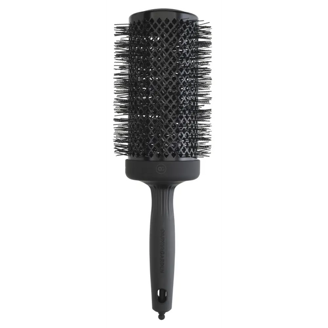 Olivia Garden Expert Blowout Black Label 65 – Professzionális extra hosszú hajkefe hullámos sörtékkel maximális