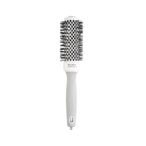 Olivia Garden Expert Blowout Shine White & Grey Körkefe 45 mm