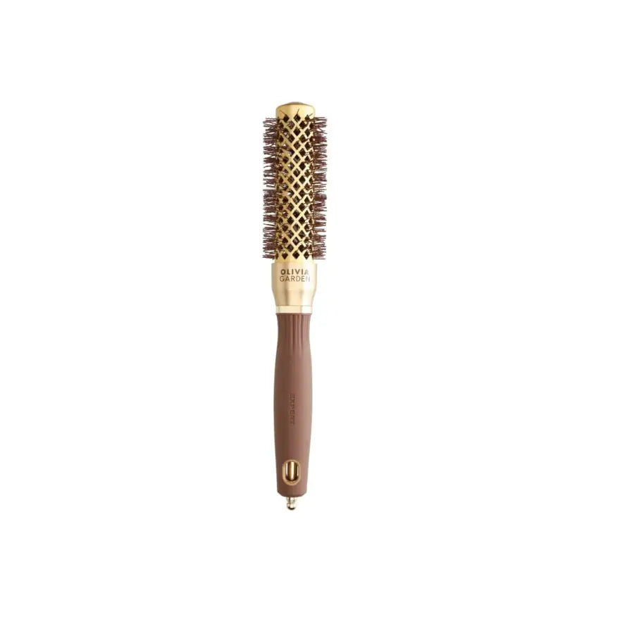 Olivia Garden Expert Blowout Shine Gold & Brown Körkefe 25 mm
