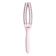 Olivia Garden Fingerbrush Care Iconic Boar & Nylon – Pasztell rózsaszín S méret – Könnyed kibontás tökéletes fény - Haj