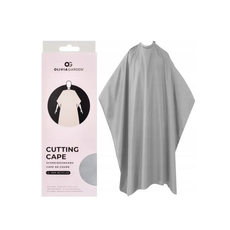 Olivia Garden Vízálló Hajvágó és Festő Köpeny – Light Grey - Haj