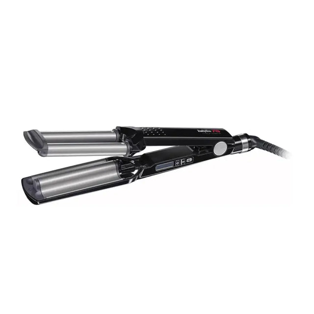 Ondulator de Păr BaByliss PRO 3D Wave cu Tehnologie Ionică Anti-Frizz și 5 Trepte de Temperatură - Aparatură