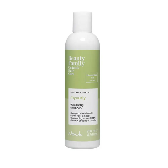 Organikus Hidratáló Sampon Hullámos És Göndör Haj Ápolására Nook Beauty Family MyCurly Elasticizing Shampoo 250ml - Haj