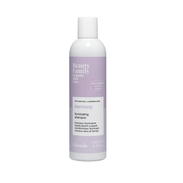 Organikus Sampon Az Élettelen ÉS Száraz Haj Csillogasára Nook Beauty Family Harmony Illuminating Shampoo 250ml - Haj