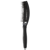 Perie Profesională Curbată Din Păr De Mistreț Și Nailon Olivia Garden Fingerbrush Care Iconic Boar&Nylon Full