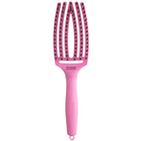 Perie Profesională Din Păr De Mistreț Și Nailon Olivia Garden Fingerbrush Boar&Nylon ThinkPink 2024 Bubble Pink