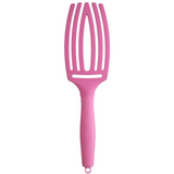 Perie Profesională Din Păr De Mistreț Și Nailon Olivia Garden Fingerbrush Boar&Nylon ThinkPink 2024 Bubble Pink