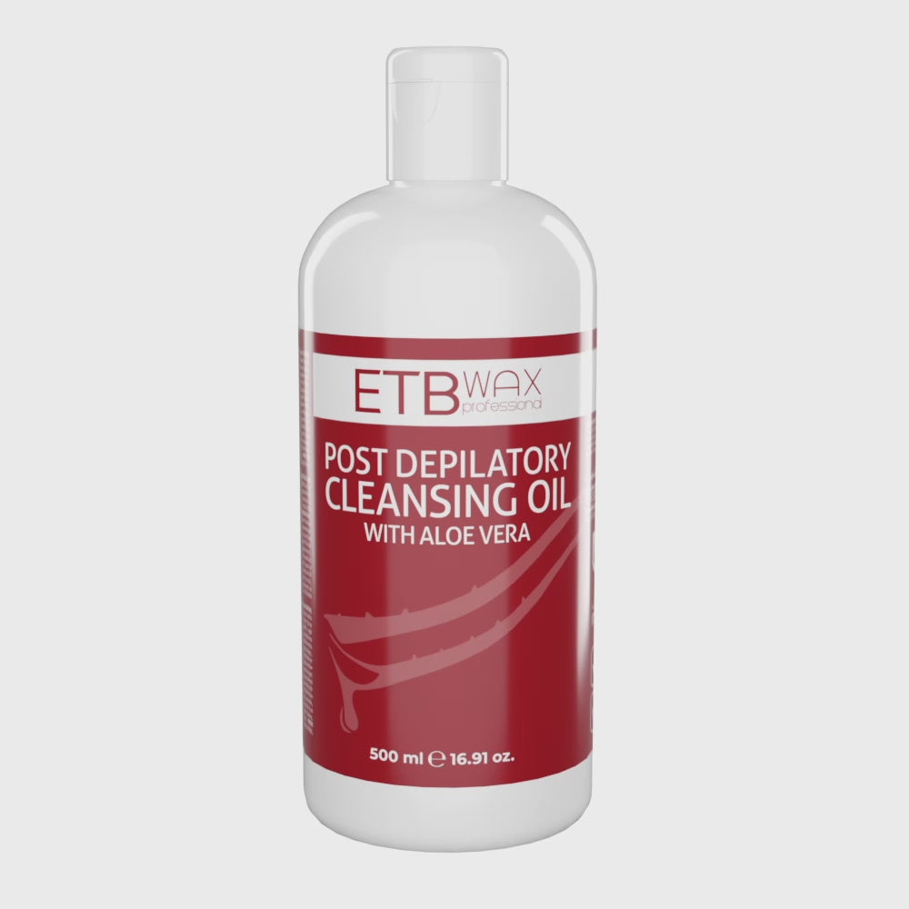 ETB WAX Utóepiláló Tisztító Olaj Aloe Verával – Azonnali nyugtató és hidratáló hatás epilálás után – 500 ml