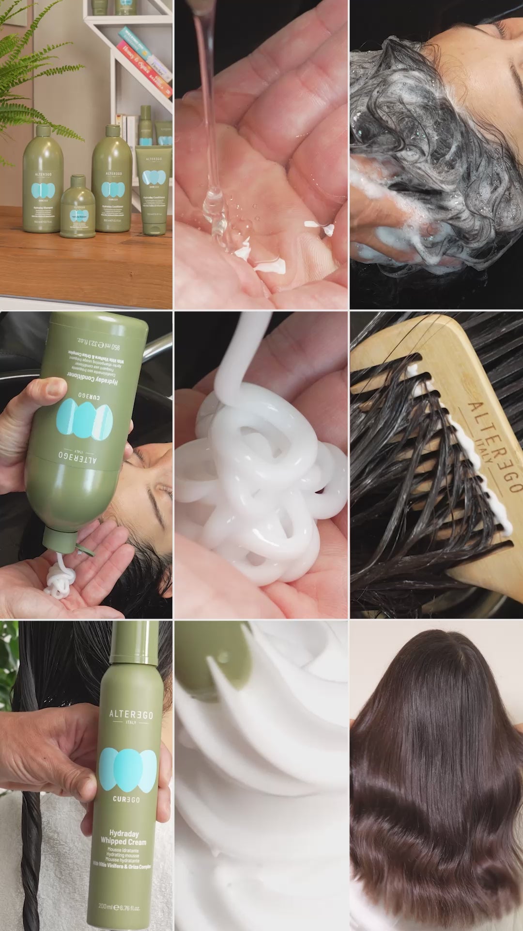 Șampon Hidratant Pentru Păr Uscat AlterEgo CureEgo Hydraday Balanced
