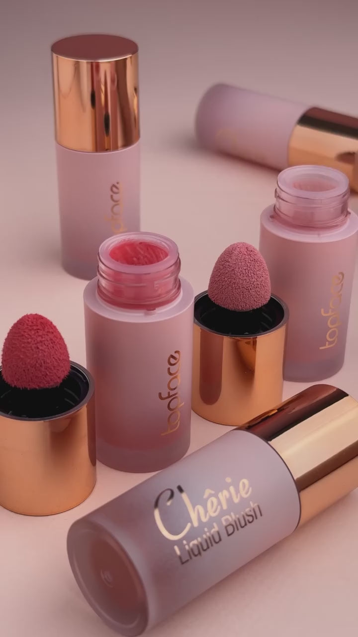 Topface Cherie Folyékony Pirosító – Természetes ragyogás, intenzív hidratálás és friss, üde arcszín egész nap