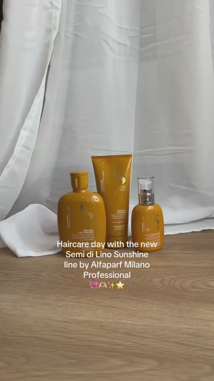 Alfaparf Milano Semi di Lino Sunshine Leave-In 125ml – Hidratáló balzsam UV-szűrővel, napnak kitett hajra