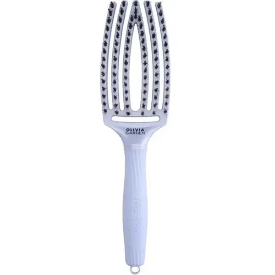 Professzionális Bontókefe Vaddisznó És Nilon Sörtékkel Fingerbrush Iconic Boar&Nylon - Polar Blue - Haj