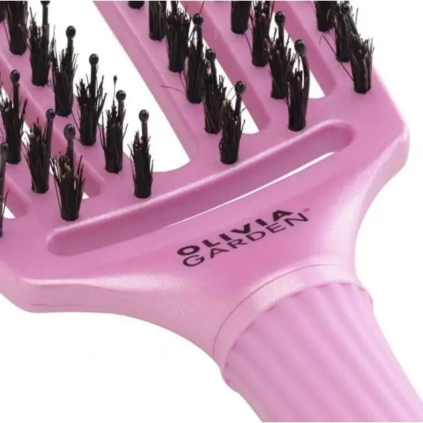 Professzionális Bontókefe Vaddisznó És Nilon Sörtékkel Fingerbrush Iconic Boar&Nylon - Haj