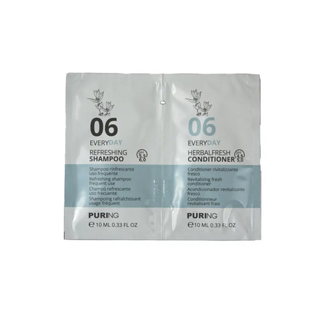 Puring Everyday Sampon és Balzsam Minden Hajtipusra 10ml + 10ml - Minták és Teszterek