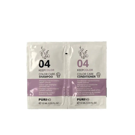 Puring Keepcolor Șampon Și Balsam Pentru Păr Colorat 10ml+10ml